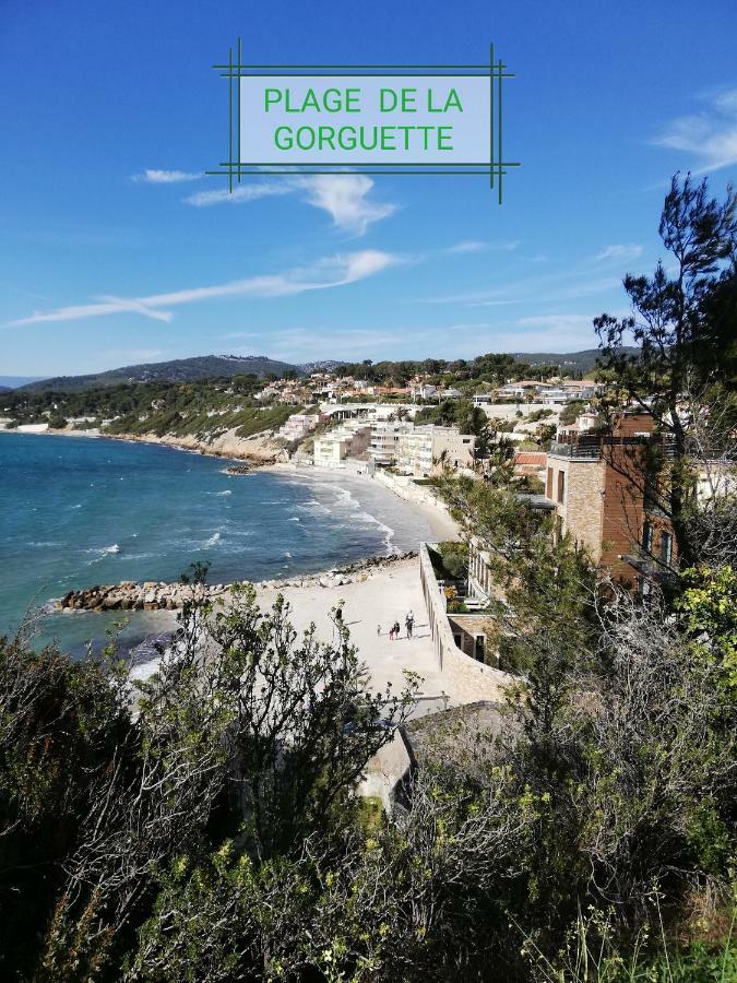 T2 Rez De Jardin 300M Plage De Beaucours Sanary Sur Mer Ngoại thất bức ảnh